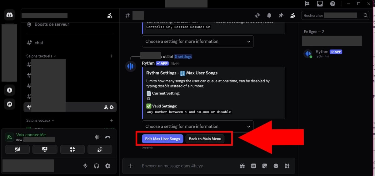 Anzahl der Songs pro Benutzer auswählen