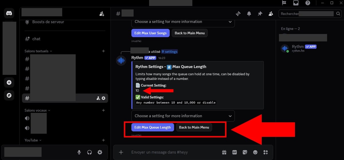 Ändern der maximalen Länge der Warteschlange