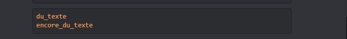 Discord 橙色文本