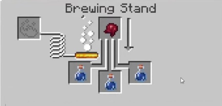 Conception d'une potion de faiblesse dans l'alambic