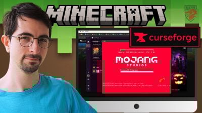 Illustration de l'installation d'un mod sur Minecraft avec Cruseforge