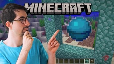 Illustrazione del cuore del mare Minecraft