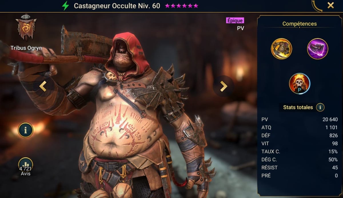 Guide mesterskaber, ynde og artefakter på Occult Brawler (Occult Brawler) på RSL 