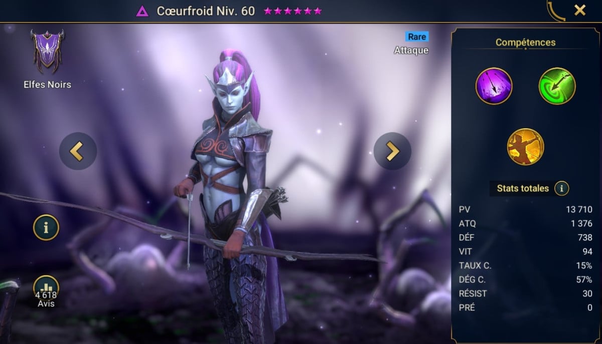 Maestrie guida, grazia e artefatto su CoeurFroid (Coldheart) su RSL 