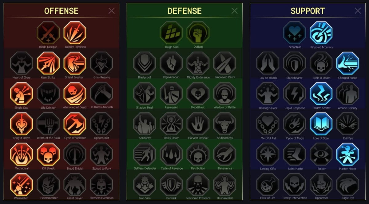Habilidades RSL Arena, Mazmorra, Jefe de Clan para Doncella Guerrera ((Warmaiden))