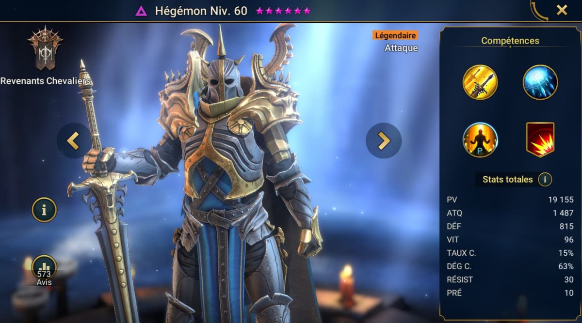Guide masteries, grace and artifact on Hegemon on RSL 