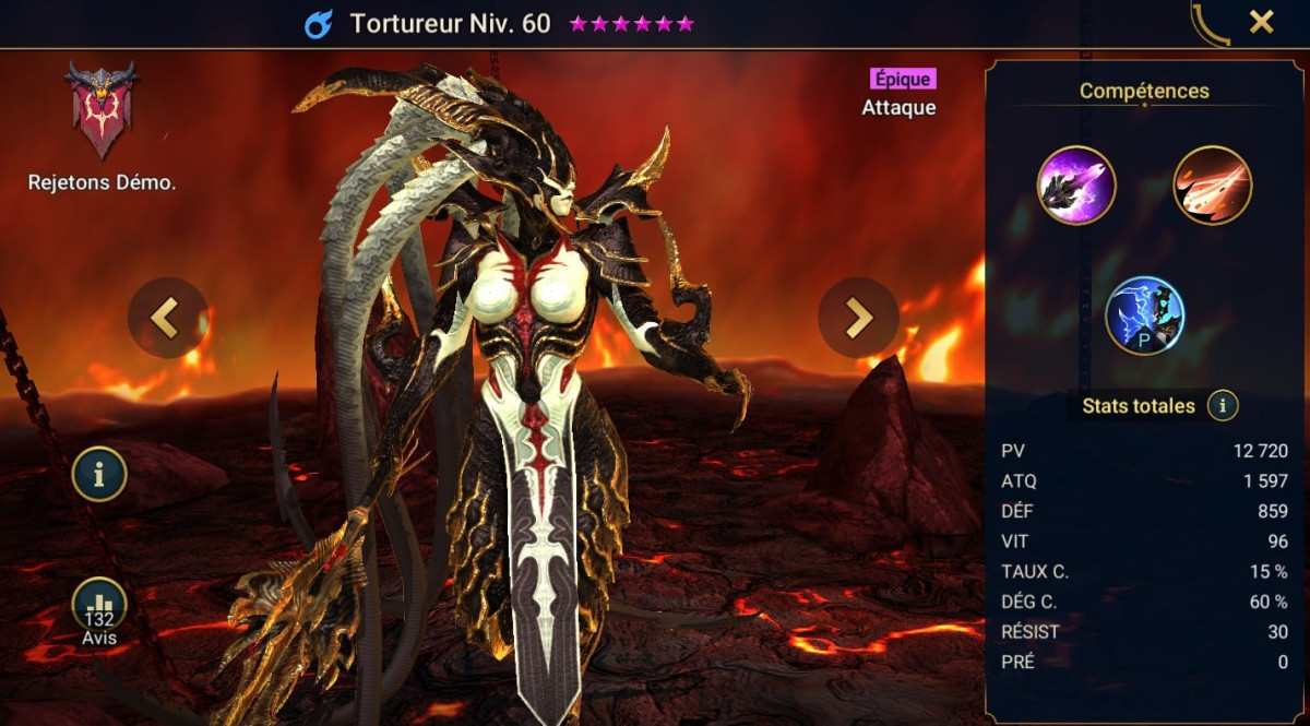 Guide masteries, grace and artifact on Torturer (Excruciator) on RSL 
