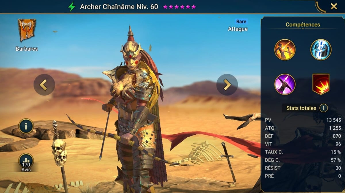 Guía de dominios, gracia y artefactos en Soulchain Archer (Soulbond Bowyer) en RSL 