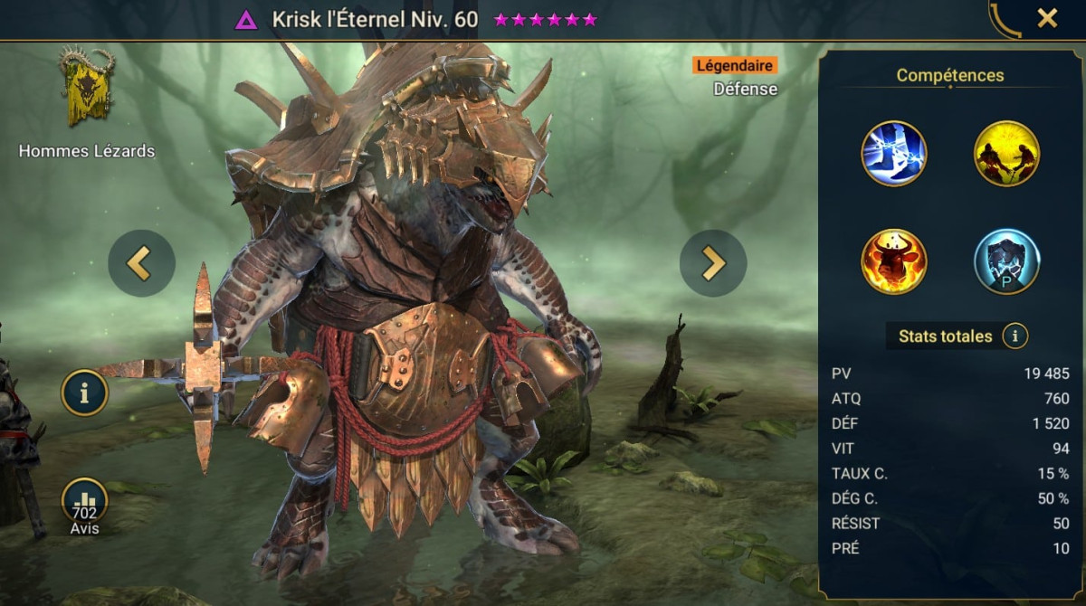 Krisk the Ageless Mastery, Grace and Artifact Guide on RSL 