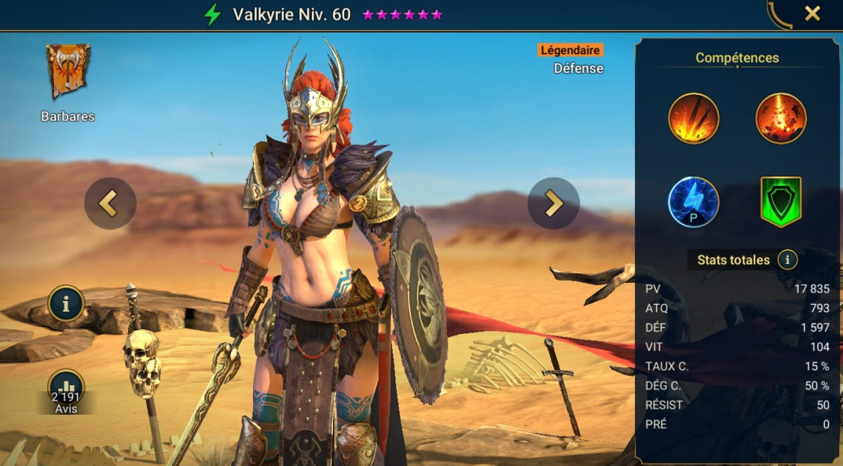 Guide masteries, grace and artifact on Valkyrie on RSL 