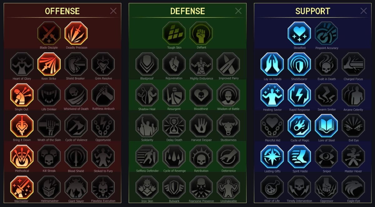 Mastery RSL Arena, Dungeon, Clan Boss for Valérie ()