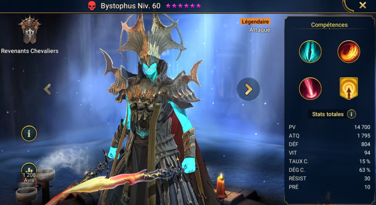 Bystophus mastery, grace and artifact guide on RSL 