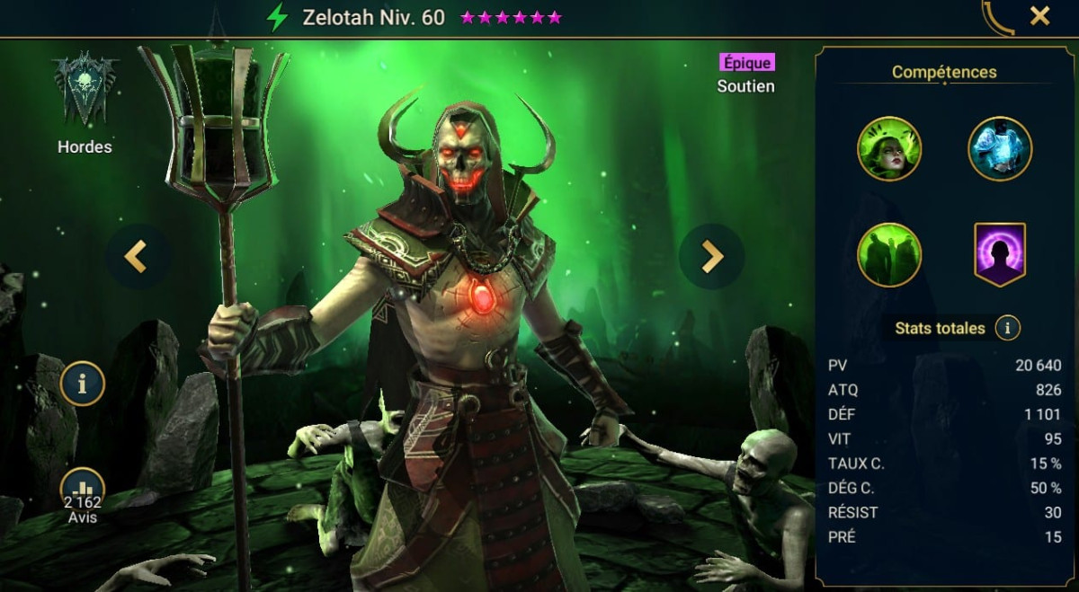 Guide masteries, grace and artifact on Zelotah on RSL 