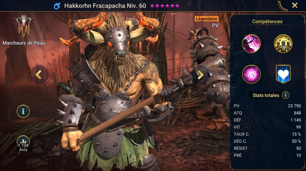 Maestrie, grazia e guida agli artefatti su Hakkorhn Fracapacha (Hakkorhn Smashlord) su RSL 