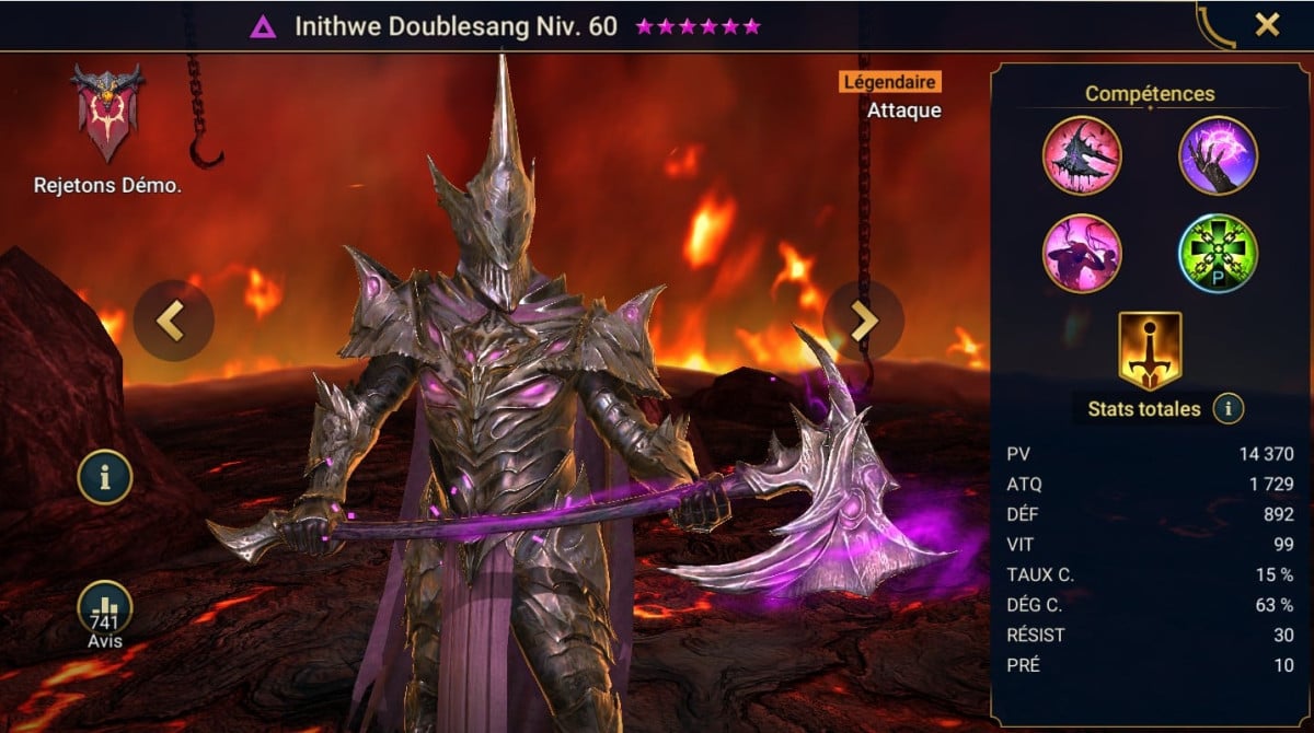 Mastery, grace and artifact guide on Inithwe Doubleblood (Inithwe Bloodtwin) on RSL 