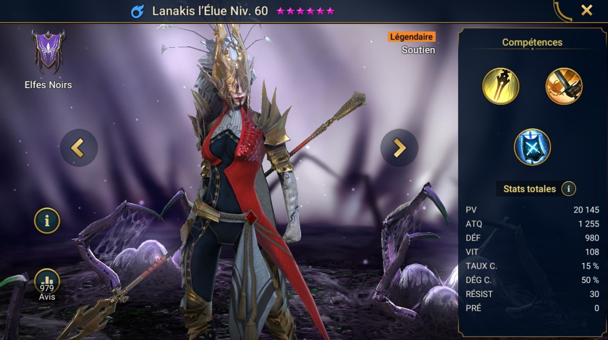 Lanakis the Chosen masteries, grace and artifact guide on RSL 
