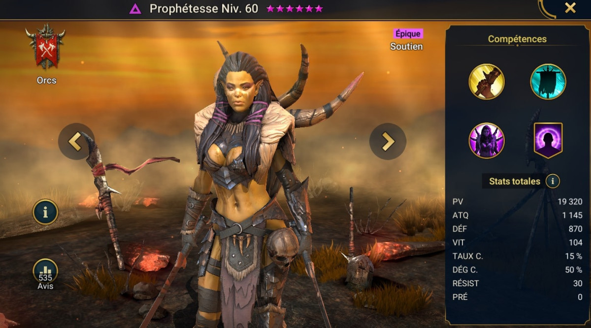 Guide masteries, grace and artifact on Prophetess (Seer) on RSL 