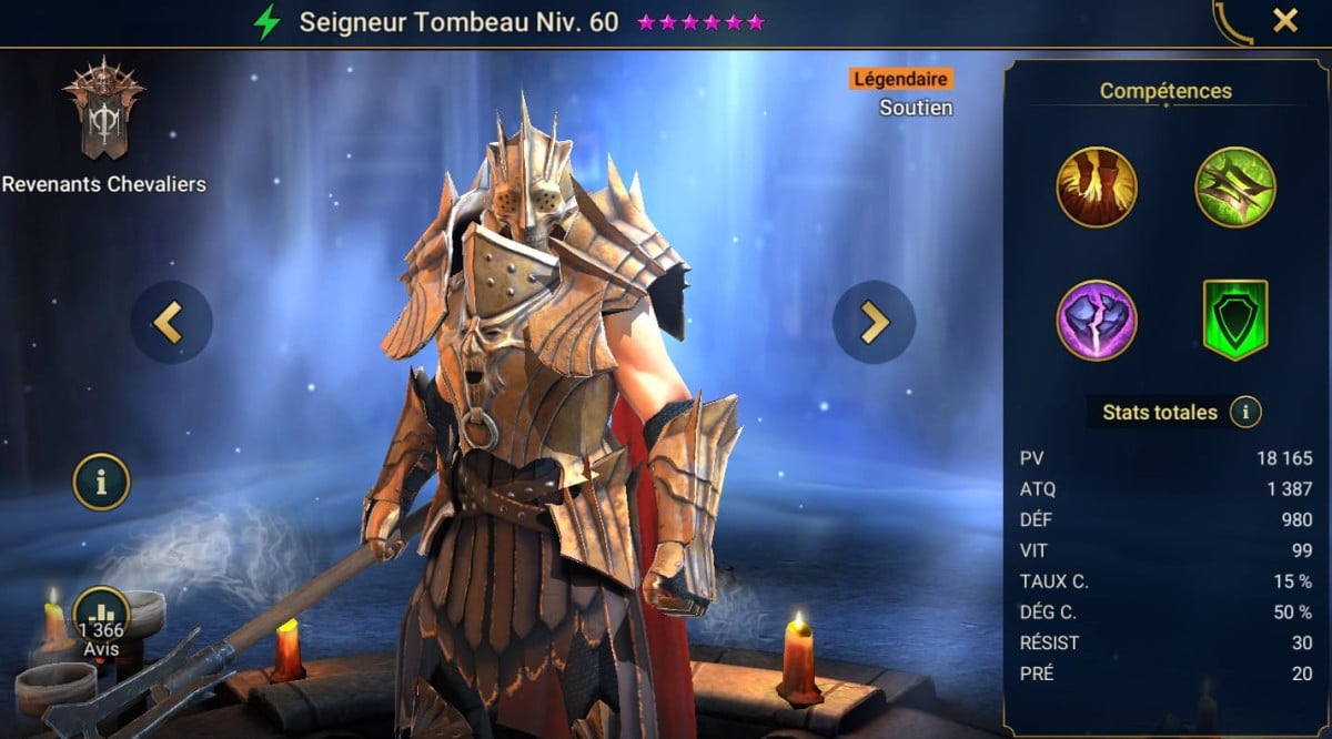 Guida le maestrie, la grazia e l'artefatto su Tomb Lord (Tomb Lord) su RSL 