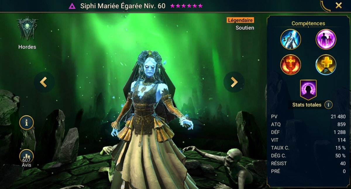 Siphi the Lost Bride Mastery, Grace and Artifact Guide on RSL 