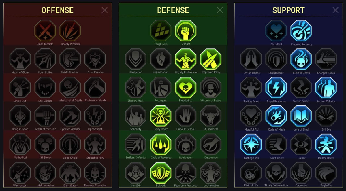 Mastery RSL Array for Runic Warder