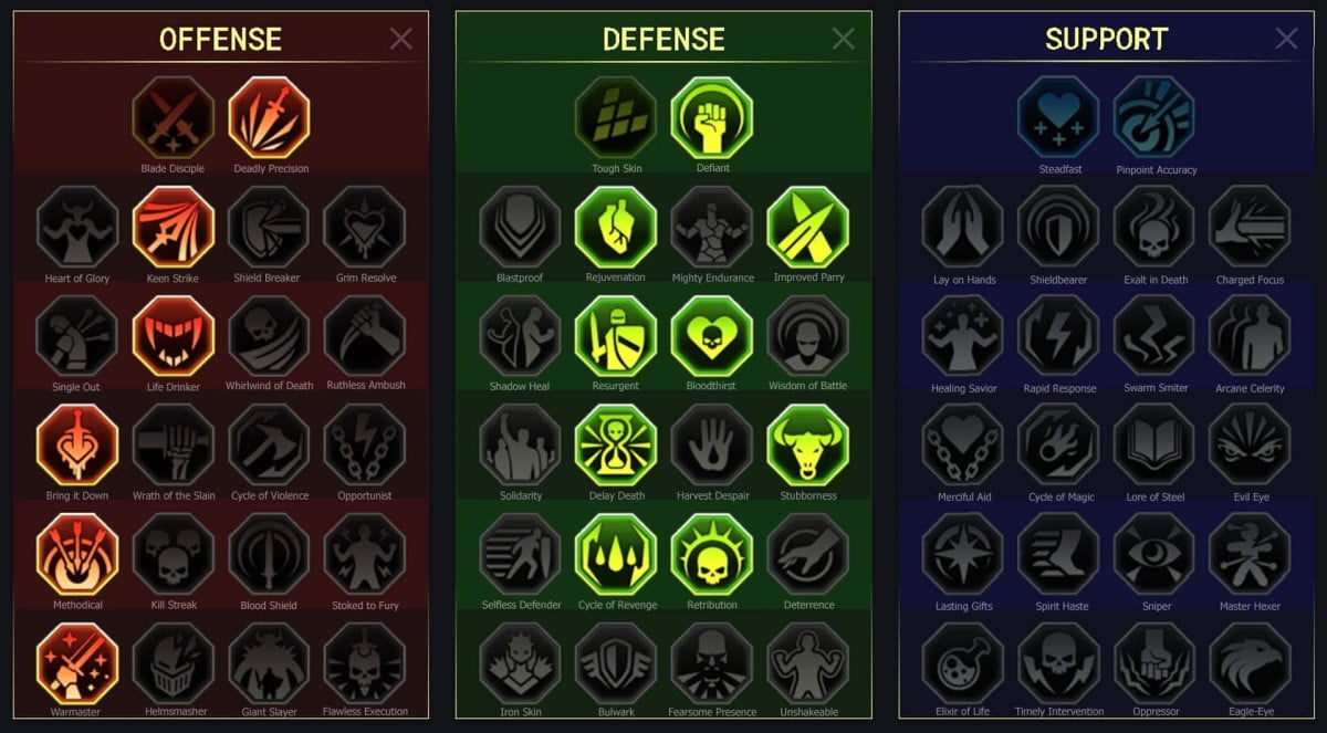 Controles RSL Array para Cornenoueuse ( Gnarlhorn )