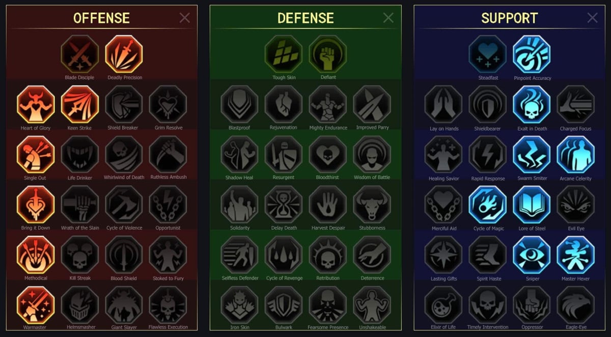 Mastery RSL Array for Veteran