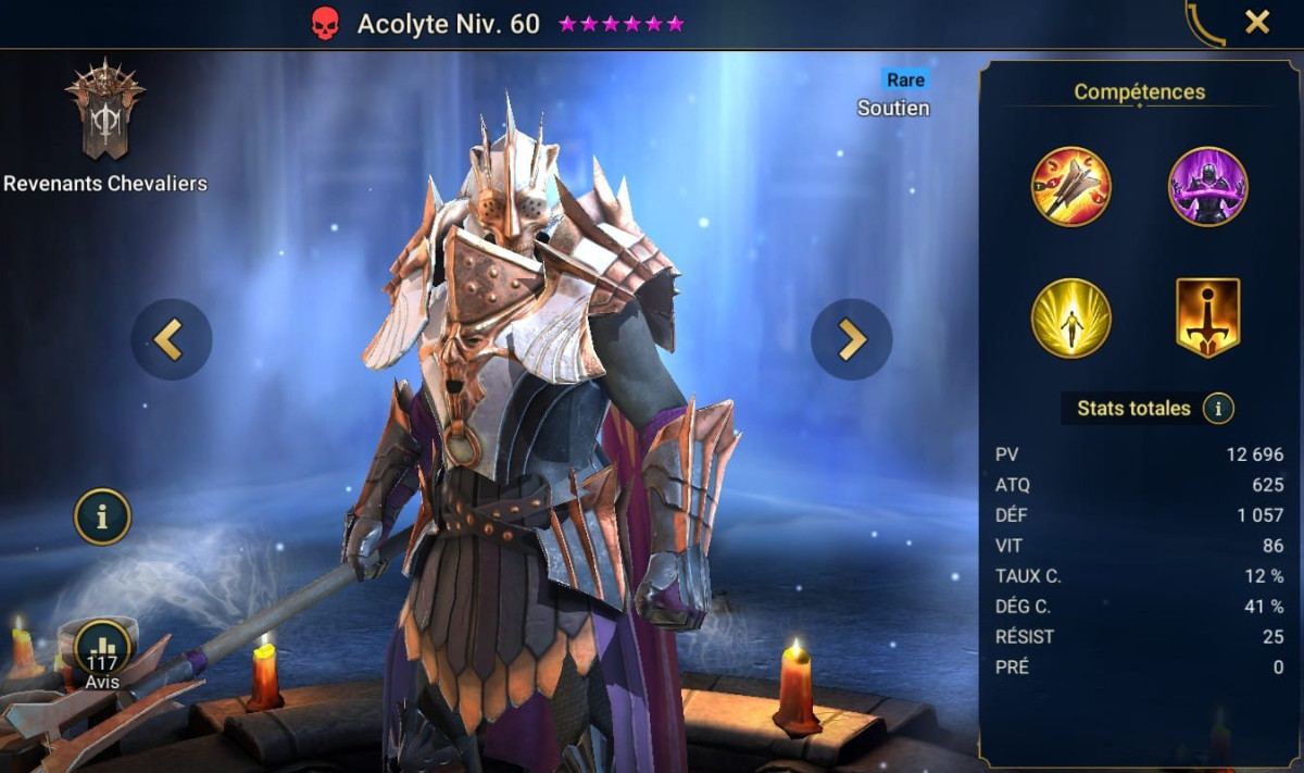 Masteries, Grace and Artifact guide on Acolyte on RSL 