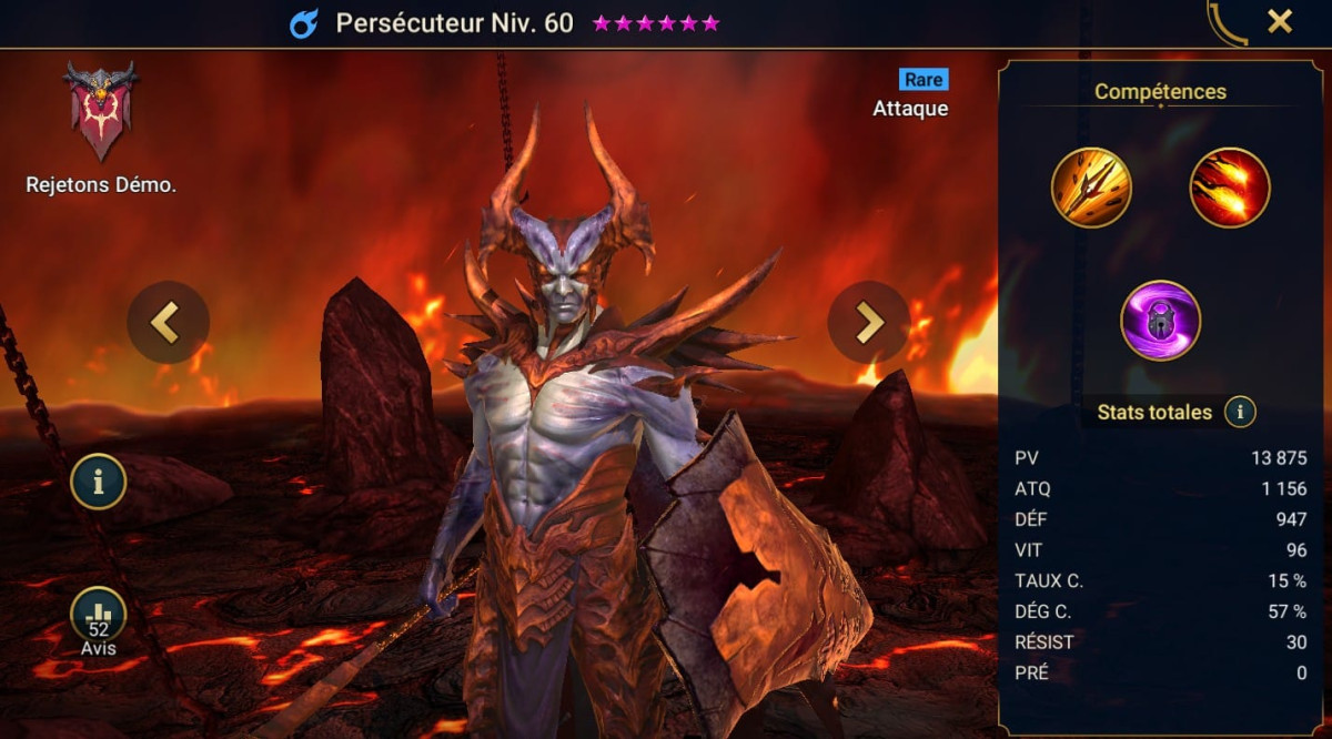 Guide masteries, grace and artifact on Persecutor (Tormentor) on RSL 