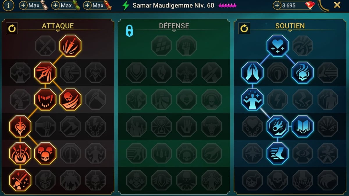 Maestría RSL Jefe de clan para Samar Maudigemme ((Samar Gemcursed))