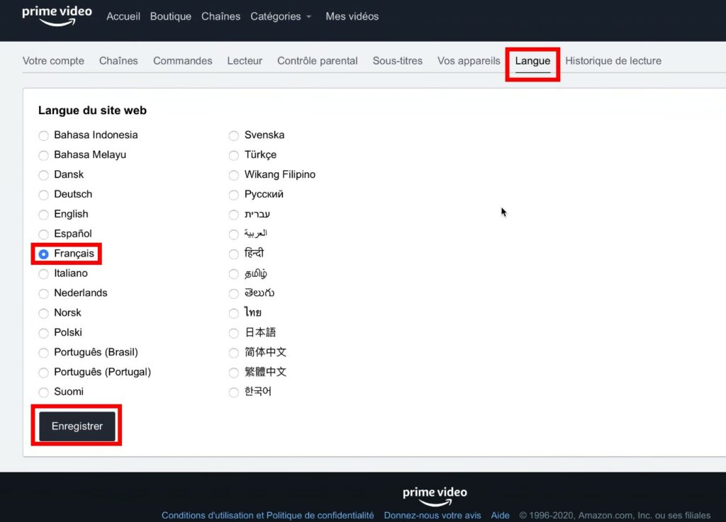 Comment Mettre En Francais Sur Prime Video Tuto : Comment changer la langue dans amazon prime vidéo