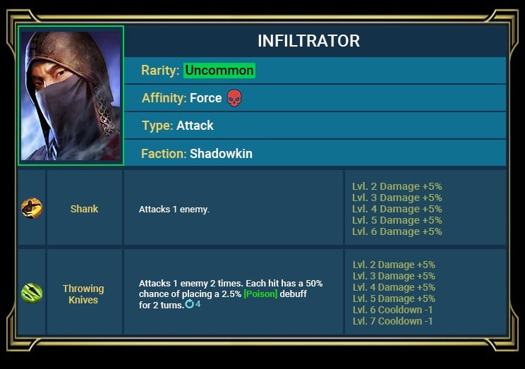 Charakteristisches Bild von Infiltrator von RSL