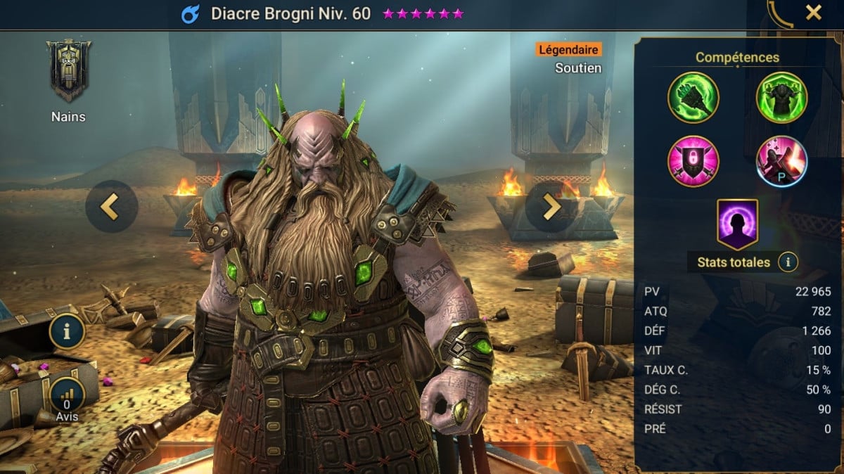 Guide masteries, grace and artifact on Deacon Brogni (Underpriest Brogni) on RSL 