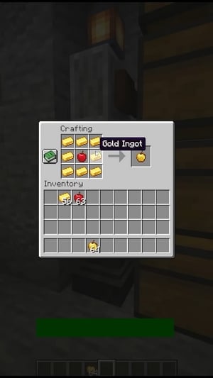 Criar uma maçã dourada no Minecraft