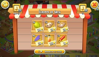 Illustrazione di un secondo suggerimento per il gioco Hay Day