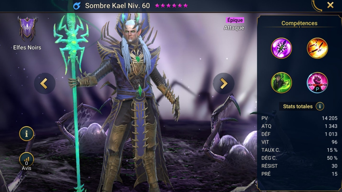 Dark Kael Masteries, Grace and Artifact Guide on RSL 