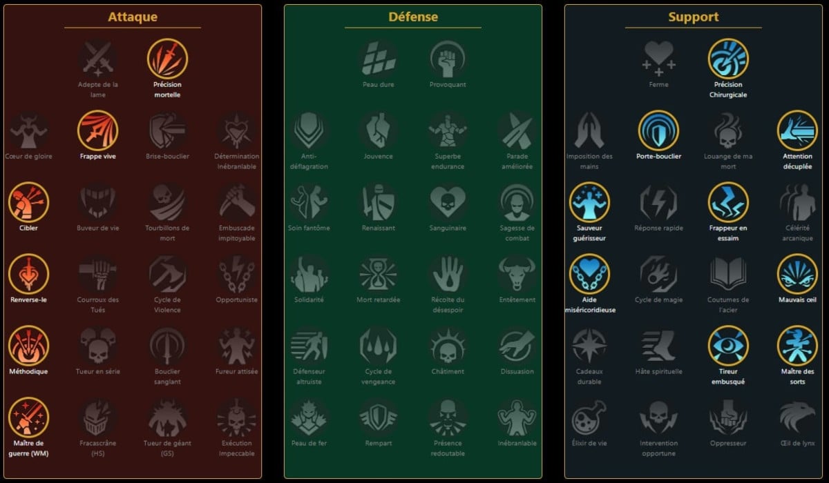 Maîtrises RSL 
    Arène, Donjon, Boss de Clan pour Lord Champfort ()