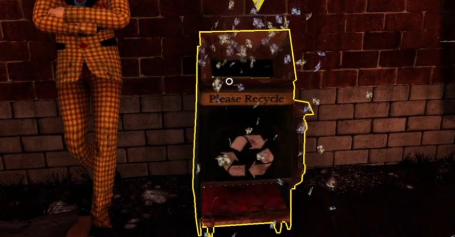 Überblick über Mr. Jello und die Recyclingmaschine auf Bum Simulator