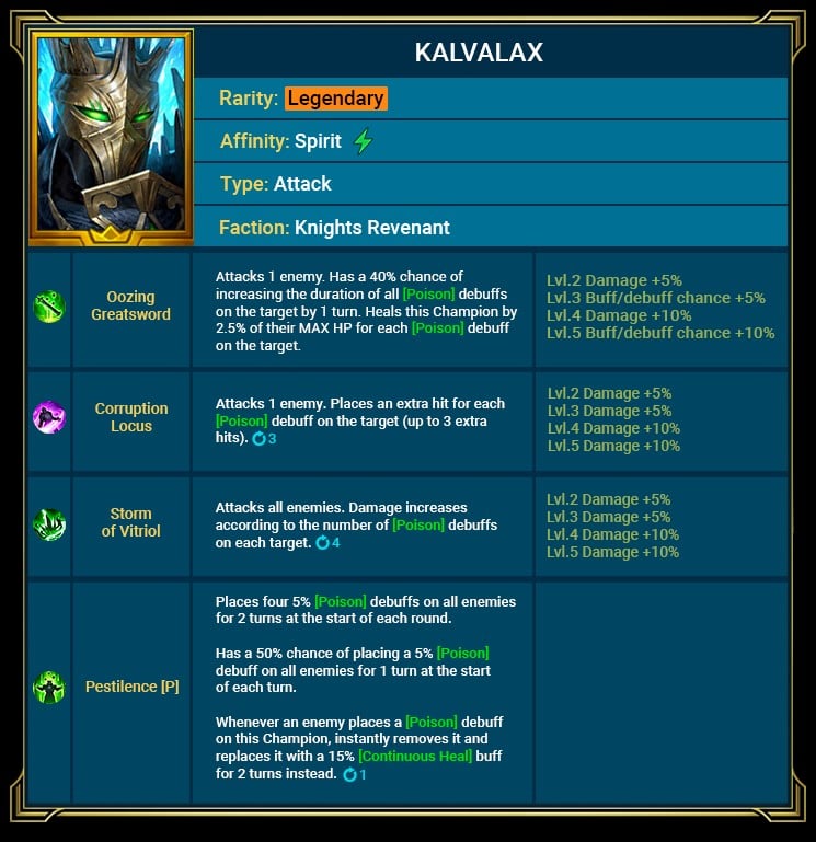 Imagen característica Kalvalax de RSL
