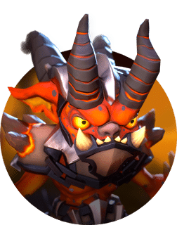Icône du champion : Frappeface sur le jeu mobile Dragon Champions