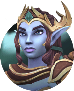 Icon of the Champion: Titania on mobile game Dragon Champions