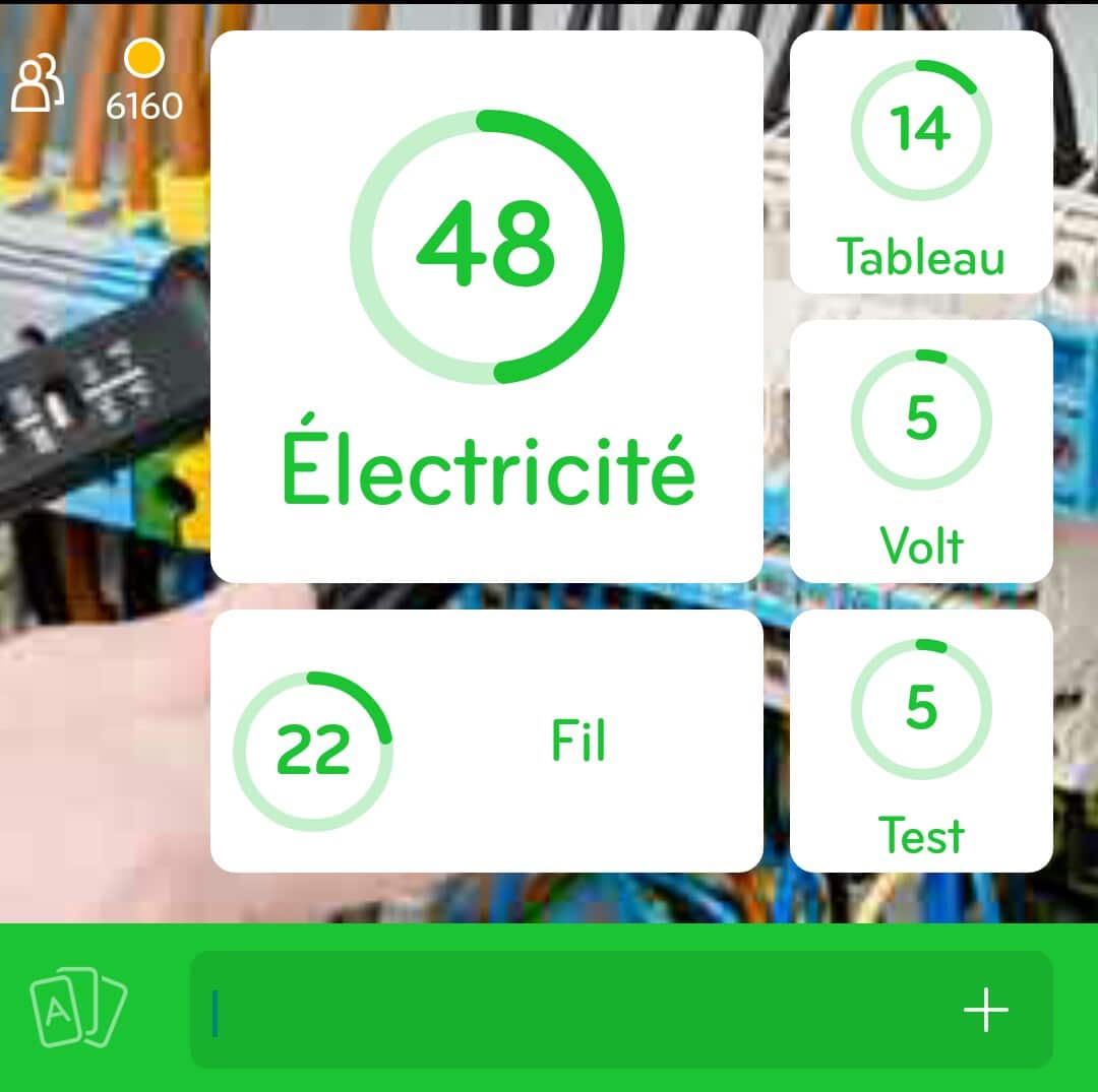 Images des solutions, réponses et aide pour le niveau 108 : Photo de du jeu mobile 94%