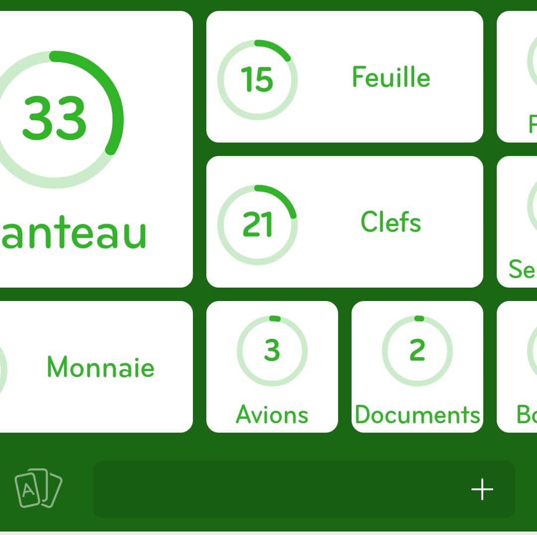 Images des solutions, réponses et aide pour le niveau 110 : Un porte... du jeu mobile 94%