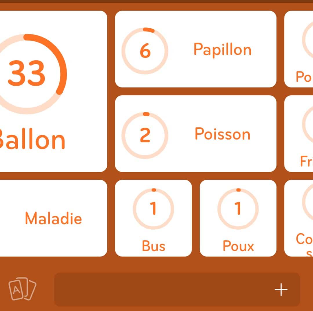 Images des solutions, réponses et aide pour le niveau 124 : Choses que l’on peut attraper du jeu mobile 94%