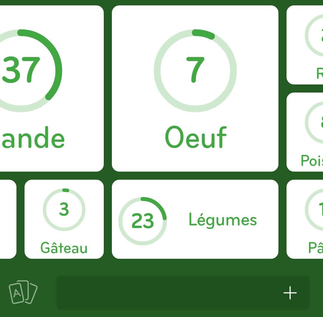 Images des solutions, réponses et aide pour le niveau 62 : C'est bon cuit mais pas cru du jeu mobile 94%