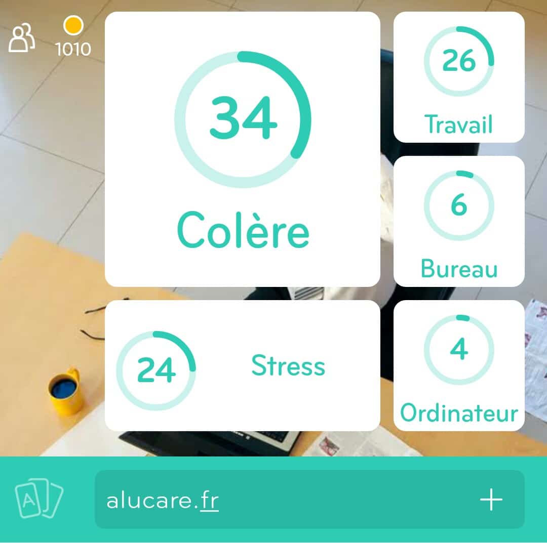 Images des solutions, réponses et aide pour le niveau 6 : Photo d'un homme au Bureau du jeu mobile 94%
