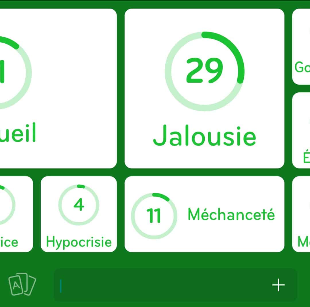 Images des solutions, réponses et aide pour le niveau 61 : Un défaut du jeu mobile 94%
