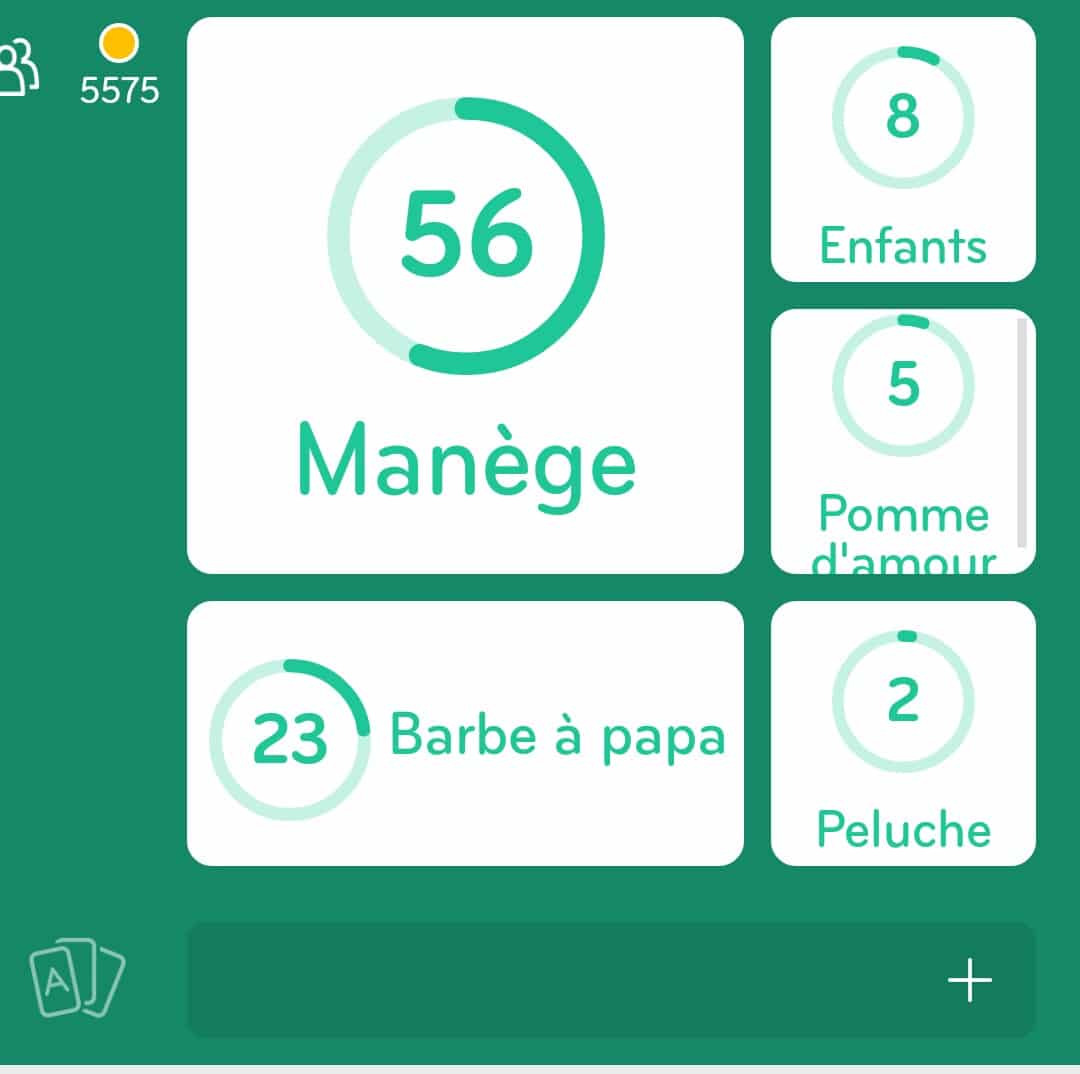 Images des solutions, réponses et aide pour le niveau 101 : Fête foraine du jeu mobile 94%