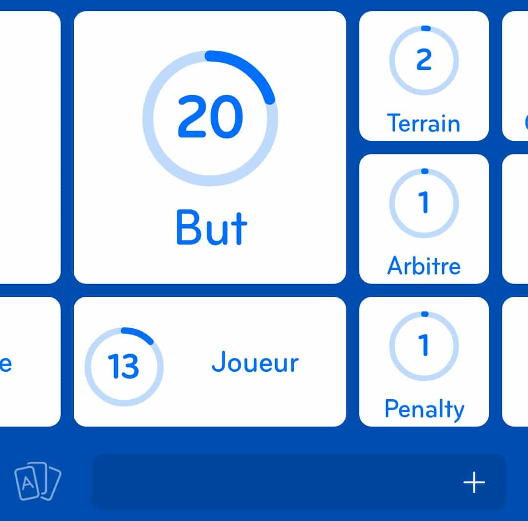 Images des solutions, réponses et aide pour le niveau 45 : Football  du jeu mobile 94%