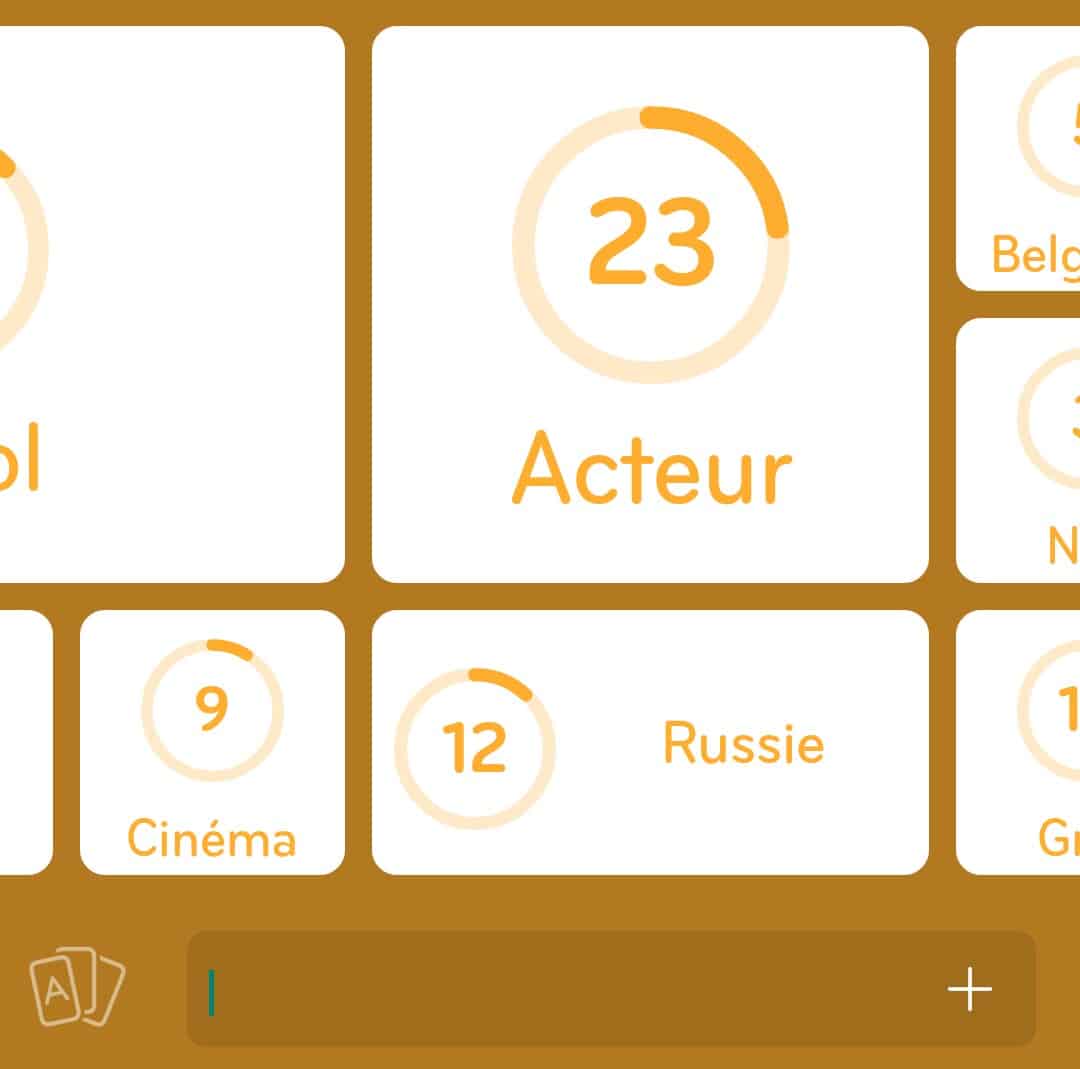 Images des solutions, réponses et aide pour le niveau 28 : Gérard Depardieu du jeu mobile 94%