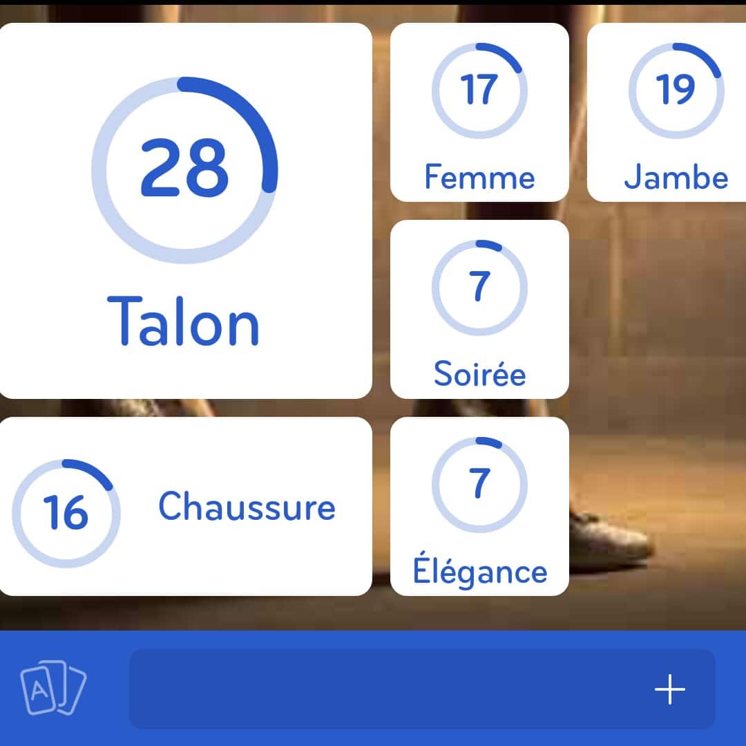 Images des solutions, réponses et aide pour le niveau 42 : Photo d'une paire de jambes du jeu mobile 94%